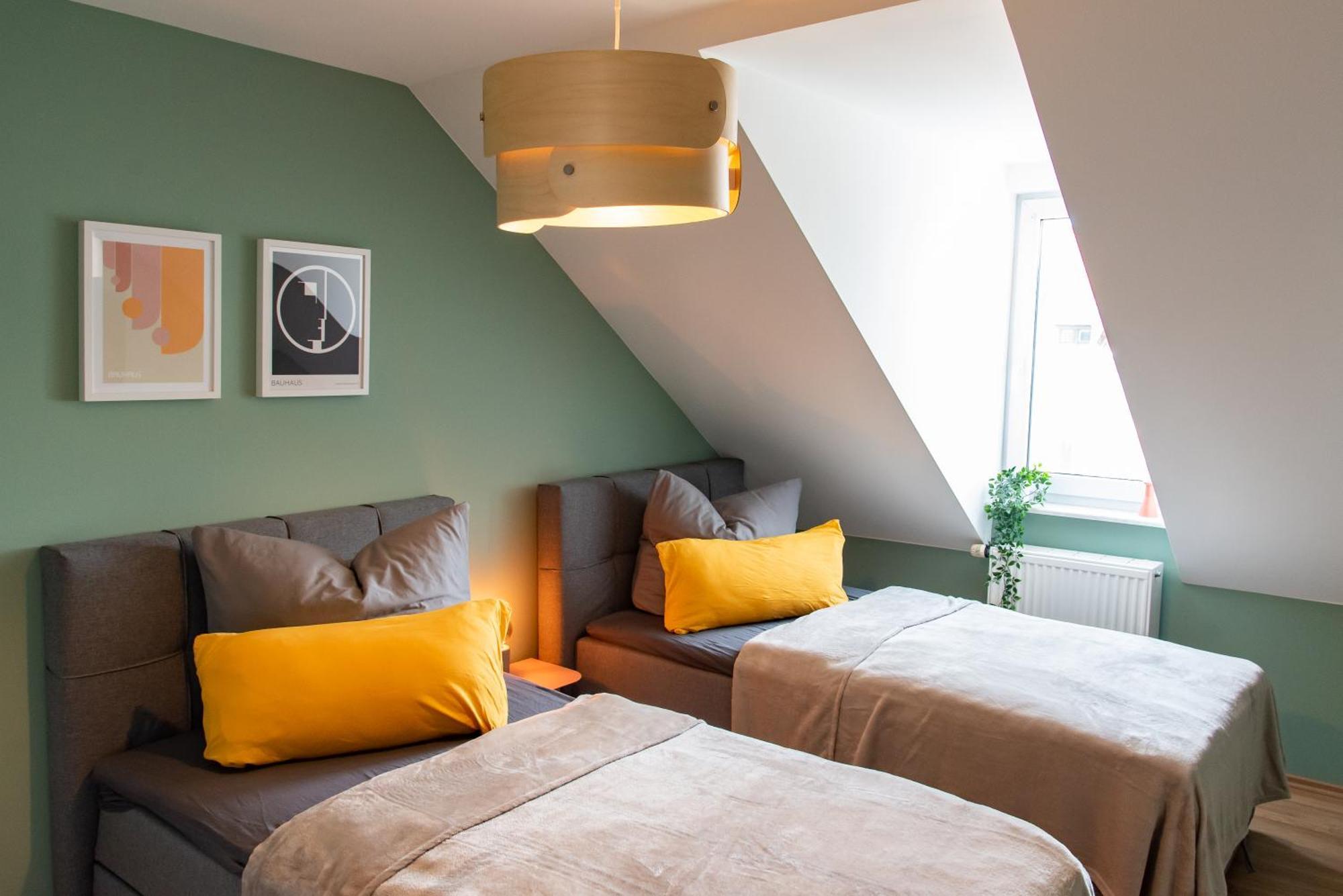 Bauhaus Apartment - Netflix, Nespresso, Zentral, Messe Chemnitz Kültér fotó
